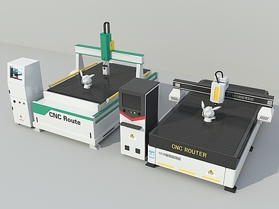工业设备 雕刻机 数控机床 工业设备 三维 下料机