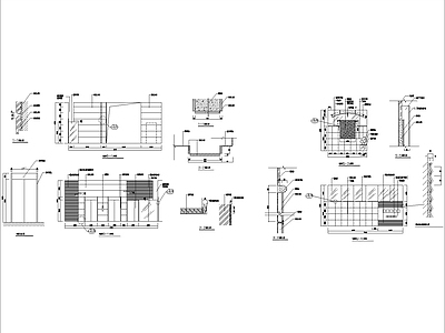 现代其他节点详图 电梯厅装饰详图 施工图