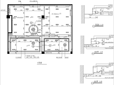 现代其他节点详图 石膏板吊顶详图 施工图