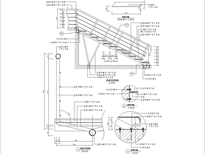 现代其他节点详图 钢管详图 施工图