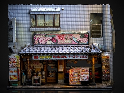 现代烤肉店 日本烤肉 街道 餐饮