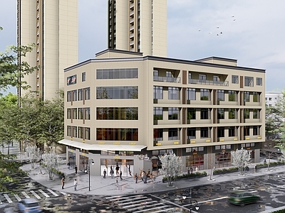 现代简约其他商业建筑 小型商业建筑