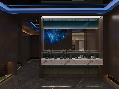 新中式现代足浴店 新中式足浴 足浴会所 洗浴中心 新中式浴池