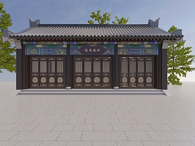 中式古建 古建 头