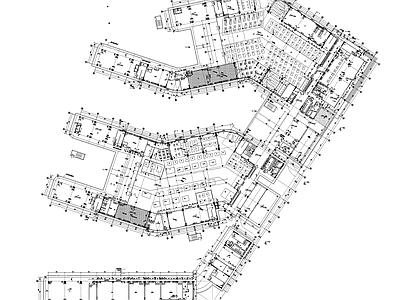 现代学校建筑 制造系实训楼 高校教学楼 施工图