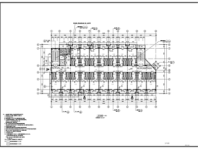 现代其他居住建筑 中学楼 施工图