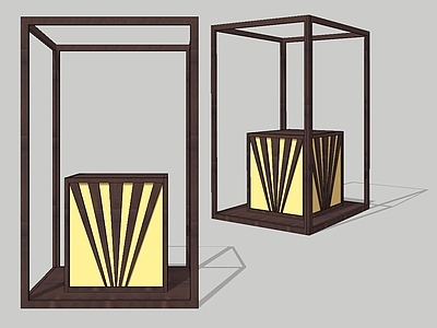 新中式景观灯 庭院灯 地灯 灯柱 草坪灯 照明灯具