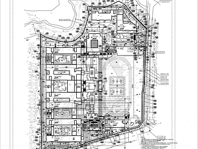 现代学校建筑 实验规划设计 含单体 施工图
