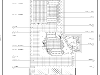 现代庭院 景观详图 水电 景墙 廊架 施工图