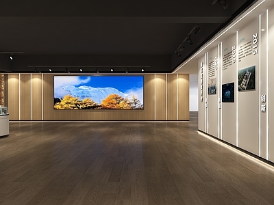 现代工业其他办公空间 现代企业展厅