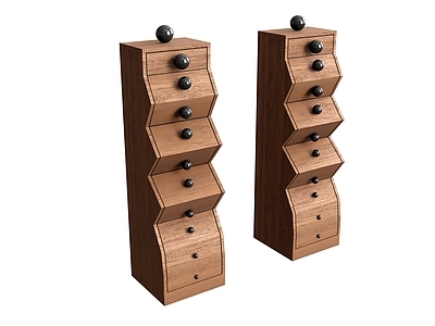 原木侘寂储物柜 储物柜橱柜装饰柜 墙柜斗柜原木柜