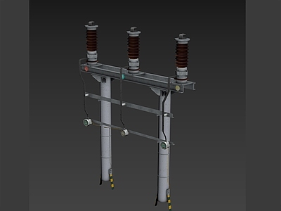 现代工业其他建筑外观 避雷器 设备 变电设备 绝缘子设备 智慧变电站
