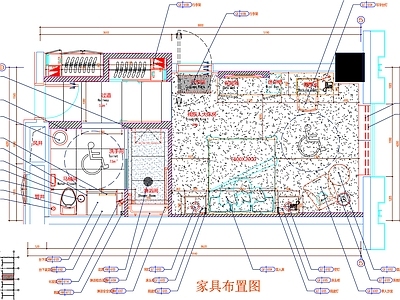 现代工装图库 客房平面布置 房间平面布局 客房平面图 房间 客房 施工图 工装图库