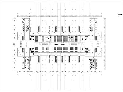 现代客运站 火车站 高铁站 平面 立面 客运站 施工图