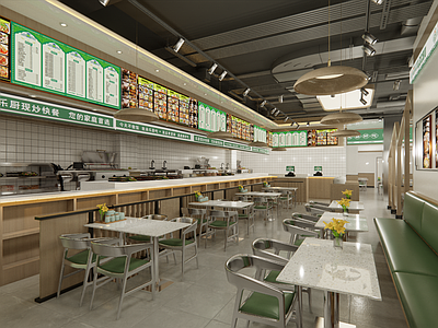 现代中餐厅 中餐厅 快餐店 小碗菜店 自助快餐
