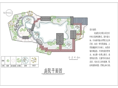 中式庭院 某仿古小设计 施工图