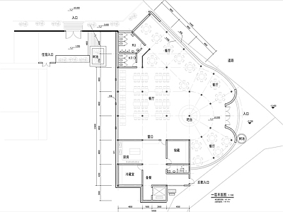中式驿站 爬山中途休憩驿站 施工图