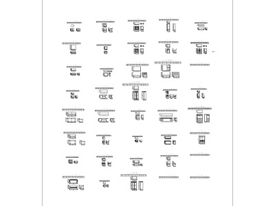 现代其他图库 家具 2000 施工图