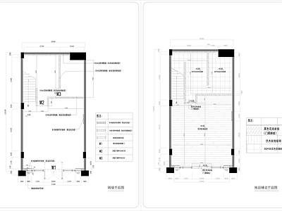 现代蛋糕店 蛋糕 施工图