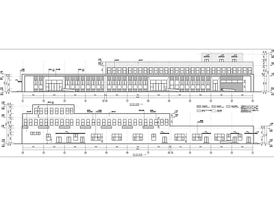 现代办公楼建筑 服务区综合楼 施工图