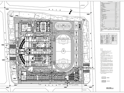现代学校建筑 科技园高中项目 施工图