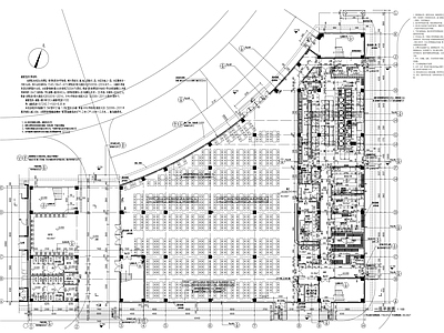 现代其他公共建筑 食堂建施 施工图