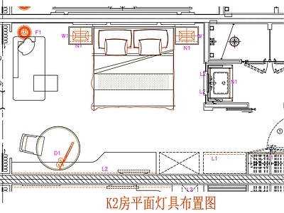 现代工装图库 客房平面布置 房间平面布局 客房平面图 房间 客房 施工图 工装图库