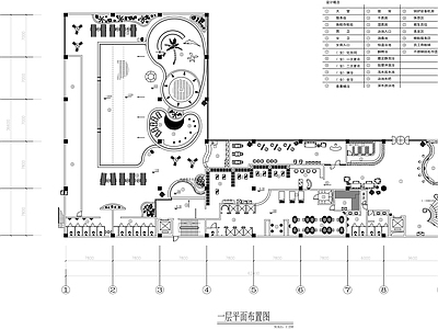 现代其他休闲娱乐空间 温泉汤池平面图 温泉浴室平面图 温泉洗浴中心平面 施工图