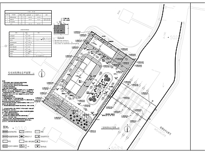 现代其他交通建筑 三道坝互通收费站 施工图