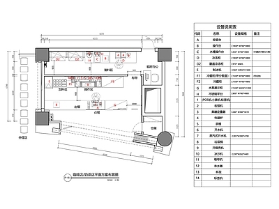 现代轻奢奶茶店 咖啡店奶茶店方案 咖啡厅奶茶店平面 连锁咖啡店方案 连锁奶茶店布置图 施工图