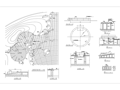 现代新中式广场 景观 景观空间 施工图