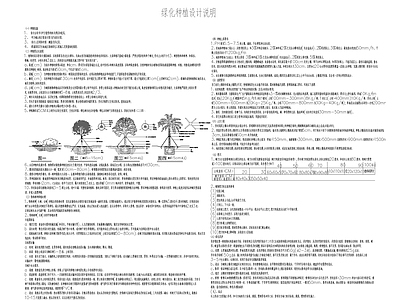 现代设计说明 绿化种植 施工图