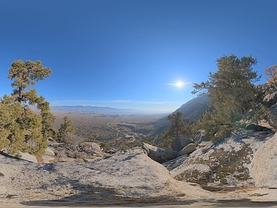 现代户外HDR 荒郊地盆地风景