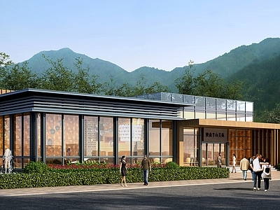 现代小公建 现代风格会所