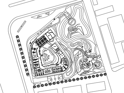 现代办公楼建筑 办公建筑 办公楼 办公楼 办公综合体 施工图