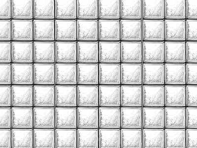 现代简约玻璃砖 无缝砖 白色透明砖