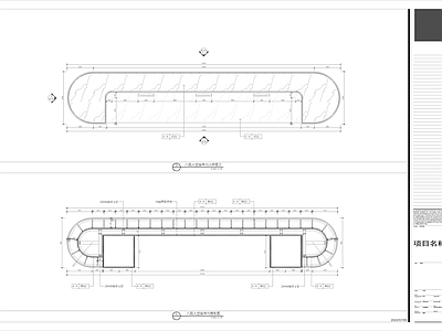 现代其他节点详图 大样图 接待台节点 施工图