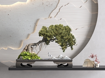 盆栽 新中式 盆景