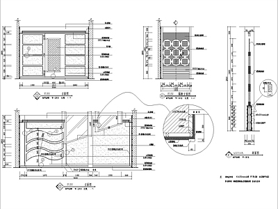 现代其他节点详图 墙面造型 施工图