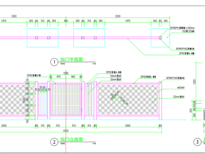 现代其他节点详图 菜园 木栅栏 菜园 菜地 施工图