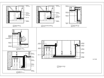 现代其他节点详图 客房通用节点 施工图