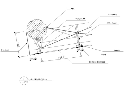现代其他节点详图 幕墙节点 施工图