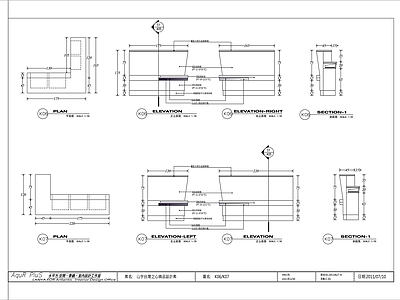 展台 商业展厅 商业 展柜 施工图