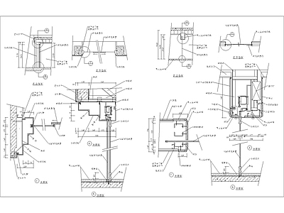 现代其他节点详图 三十种装饰详图 施工图