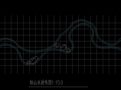 现代其他节点详图 枯山水做法大样 施工图