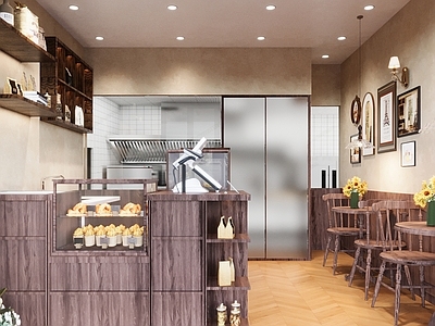 美式侘寂甜品面包店 蛋糕店 面包店 甜品店 田园美式