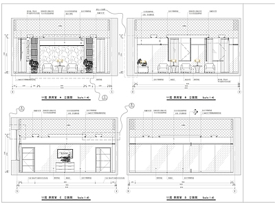 现代休息室 贵宾 施工图 休息室