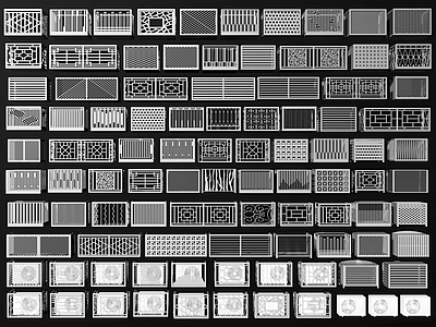 现代空调外机 格栅装饰 架子 外机支架 百叶格栅防护罩 通风井采光井围挡 遮挡外机罩