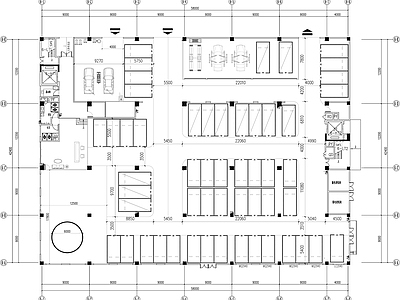 现代其他工装空间 地下车库小区车库 施工图