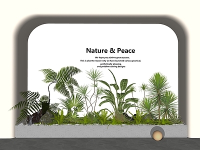植物组合 植物堆 植物景观 庭院小品 庭院景观 室内景观